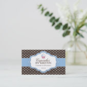 Carte de visite mignon de petit gâteau (Debout devant)