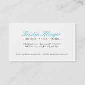 Carte de visite mignon de petit gâteau (Dos)