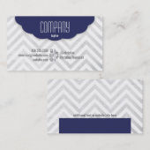 Carte de visite mignon de professionnel de Chevron (Devant / Derrière)