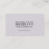 Carte de visite mignon de prolongements de cil (Dos)