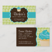 Carte de visite mignon et lunatique de petit (Devant / Derrière)