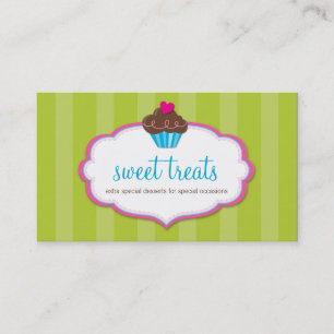 CARTE DE VISITE mignon gras cupcake citron vert ro