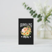 Carte De Visite Mignonne Guinea Pig Mom (Debout devant)