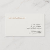 Carte De Visite Mignons Dessin de l'enfant (Dos)