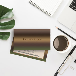 Carte De Visite Mikado Coco Brown