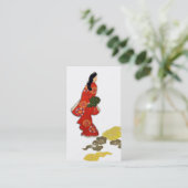 Carte De Visite Mikaeri Bijin dans le kimono (Debout devant)