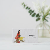 Carte De Visite Mikaeri Bijin dans le kimono (Debout devant)