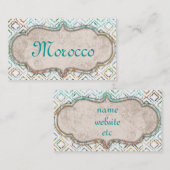 Carte De Visite Milieu du Maroc (Devant / Derrière)