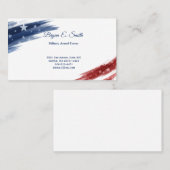 Carte de visite militaire (Devant / Derrière)