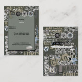 Carte de visite militaire (Devant / Derrière)