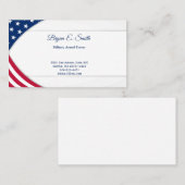 Carte de visite militaire (Devant / Derrière)