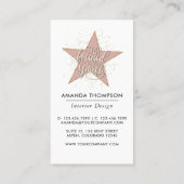 Carte De Visite Millionaire Concepteur d'intérieur (Dos)