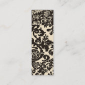 Carte de visite mince de ~ français de crème (Dos)