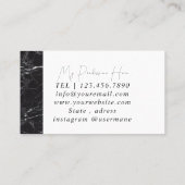 Carte De Visite Minéral Purple Améthyste Crystal Quartz Texture Bu (Dos)