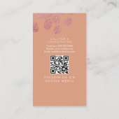 Carte De Visite Mineure Doula Grossesse de l'infirmière voyageuse (Dos)