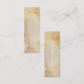 Carte de visite Mini (Devant / Derrière)