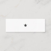 Carte De Visite Mini ミニマムでシンプルな名刺 ビジネスカード 和 japanese 折り鶴 paper crane (Devant)