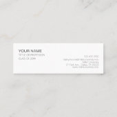 Carte De Visite Mini ミニマムでシンプルな名刺 ビジネスカード 和 japanese 折り鶴 paper crane (Dos)