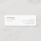 CARTE DE VISITE MINI ミニマムでシンプルな名刺　ビジネスカード 犬 (Dos)