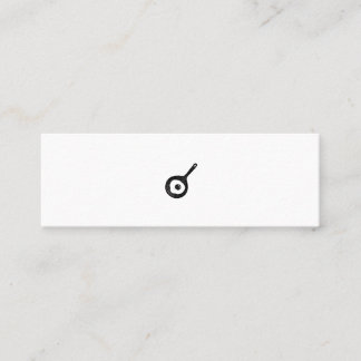 CARTE DE VISITE MINI ミニマムでシンプルな名刺 ビジネスカード 目玉焼き