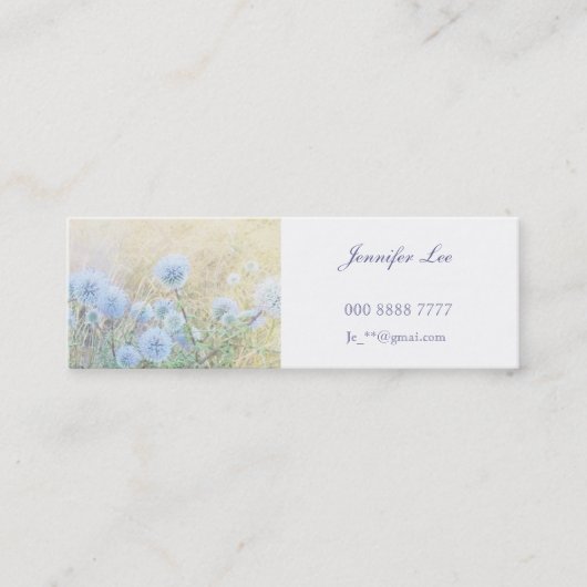 CARTE DE VISITE MINI 名刺 (Devant)