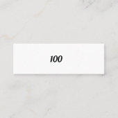 CARTE DE VISITE MINI 100 (Devant)