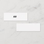 CARTE DE VISITE MINI 100 (Devant / Derrière)