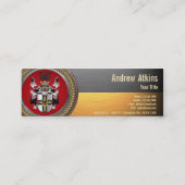 Carte De Visite Mini [100] Armoiries de l'Ordre teutonique (Dos)