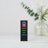 Carte De Visite Mini 82e division aéroportée - signet des anciens comba (Debout devant)