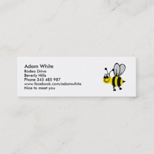 Carte De Visite Mini Abeille