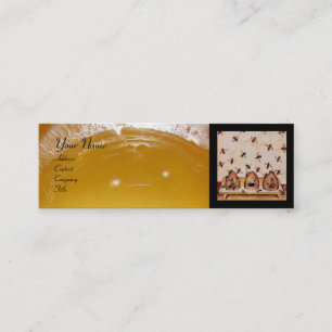 CARTE DE VISITE MINI ABEILLE, APICULTURE, APICULTEUR APICULTEUR