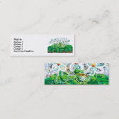 Carte De Visite Mini Abeille heureuse (Devant / Derrière)