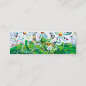 Carte De Visite Mini Abeille heureuse (Dos)