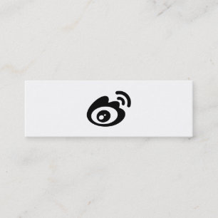 Carte De Visite Mini abonnés à sina weibo
