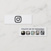 Carte De Visite Mini abonnés instagram (Devant / Derrière)
