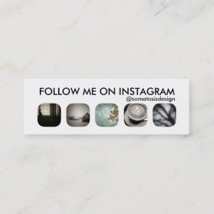 Carte De Visite Mini abonnés instagram
