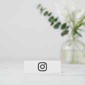Carte De Visite Mini abonnés instagram (Debout devant)