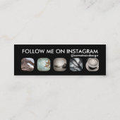 Carte De Visite Mini abonnés instagram (Dos)