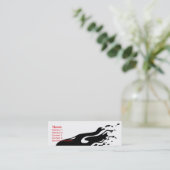 Carte De Visite Mini Abrégé sur encre - maigre (Debout devant)