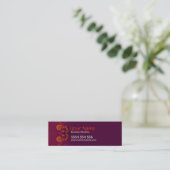 Carte de visite mini abstraite (Debout devant)