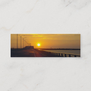 Carte De Visite Mini Accueil, coucher de soleil signets de photographie