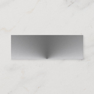 Carte De Visite Mini acier circulaire large