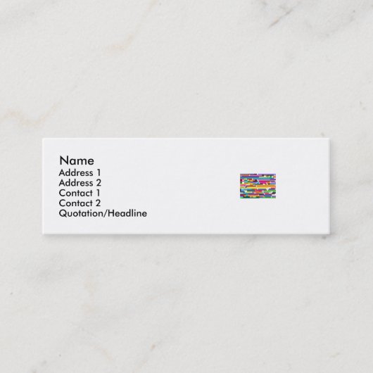 Carte De Visite Mini ADN humaine (Devant)