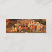 CARTE DE VISITE MINI ADORATION DU PARCHEMENT DE LA NATIVITÉ MAGI (Dos)