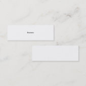 Carte De Visite Mini Affaires (Devant / Derrière)