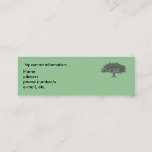 Carte De Visite Mini Affiche cartonnée publicitaire dans les moyens de