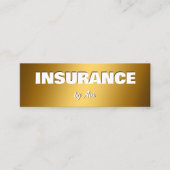 Carte De Visite Mini Agent du courtier d'assurance (Devant)