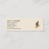 Carte De Visite Mini Aigle d'or (Aquila chrysaetos) NY Bird Image (Dos)
