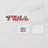 Carte De Visite Mini Aigle mexicaine (Devant / Derrière)