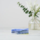 Carte De Visite Mini Ailes au-dessus de l'eau | (Debout devant)